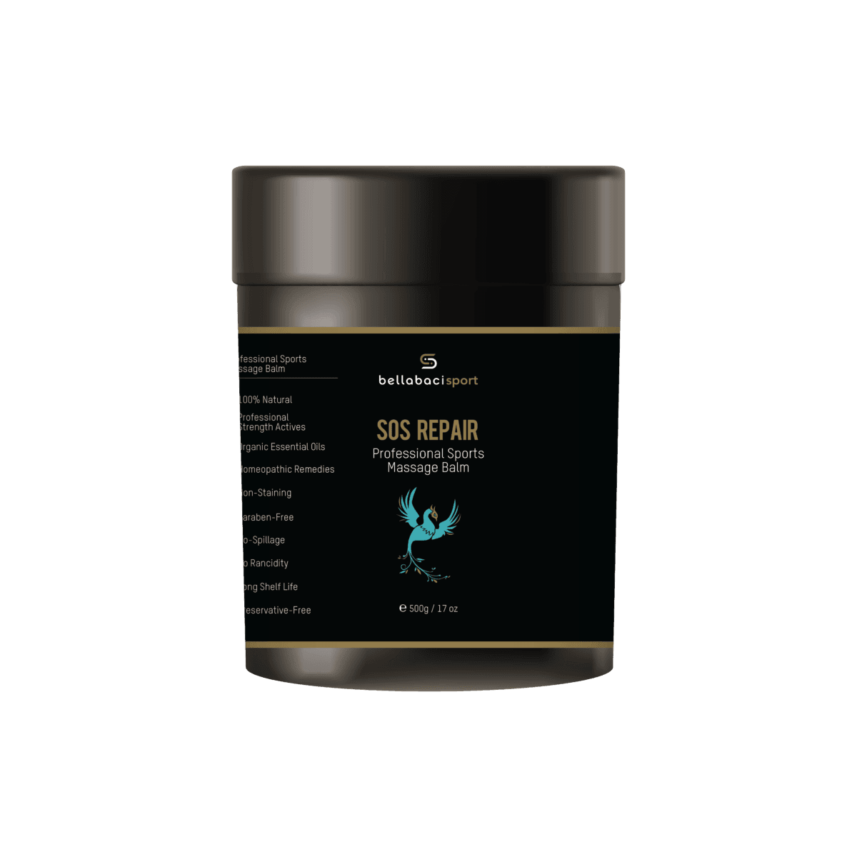 Bellabaci Sport Sos Repair Massage Balm 500g Bellabaci Benelux 4777